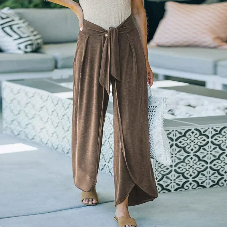 SARAH - Lange Hose mit Gürtel - Image 2