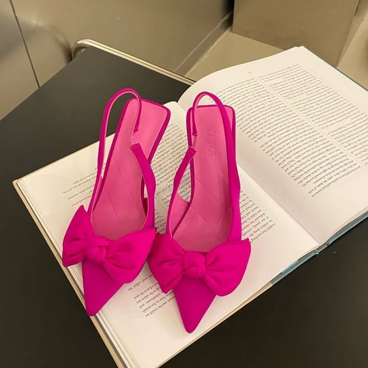 Savannah Schleifen-Slingback-Absätze - Image 2
