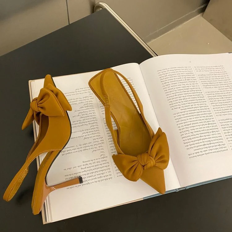 Savannah Schleifen-Slingback-Absätze - Image 3