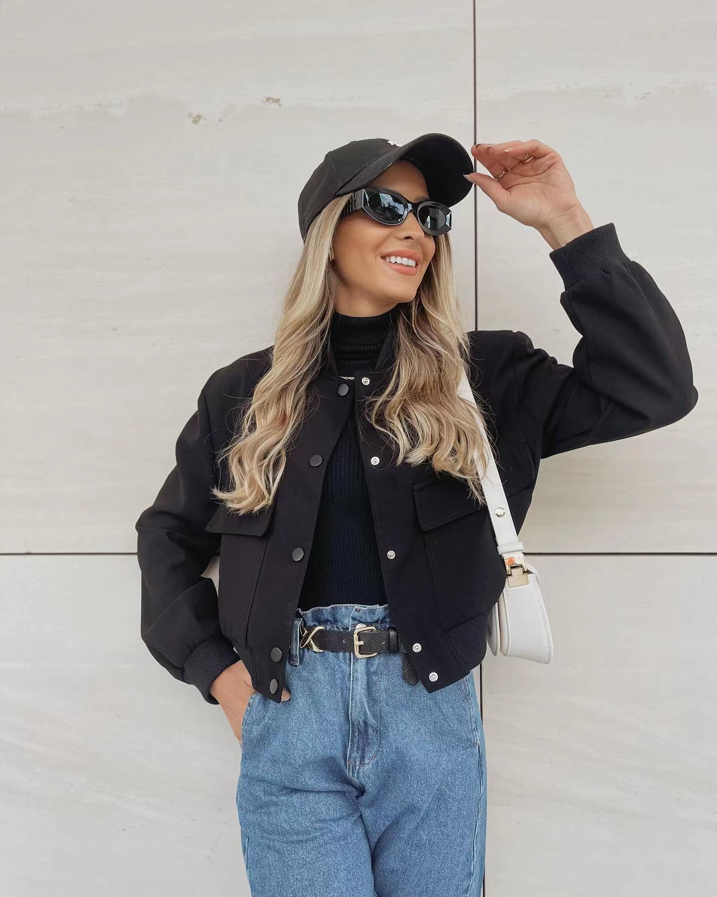 Scarlett | Damen Oversized Bomberjacke - Image 9