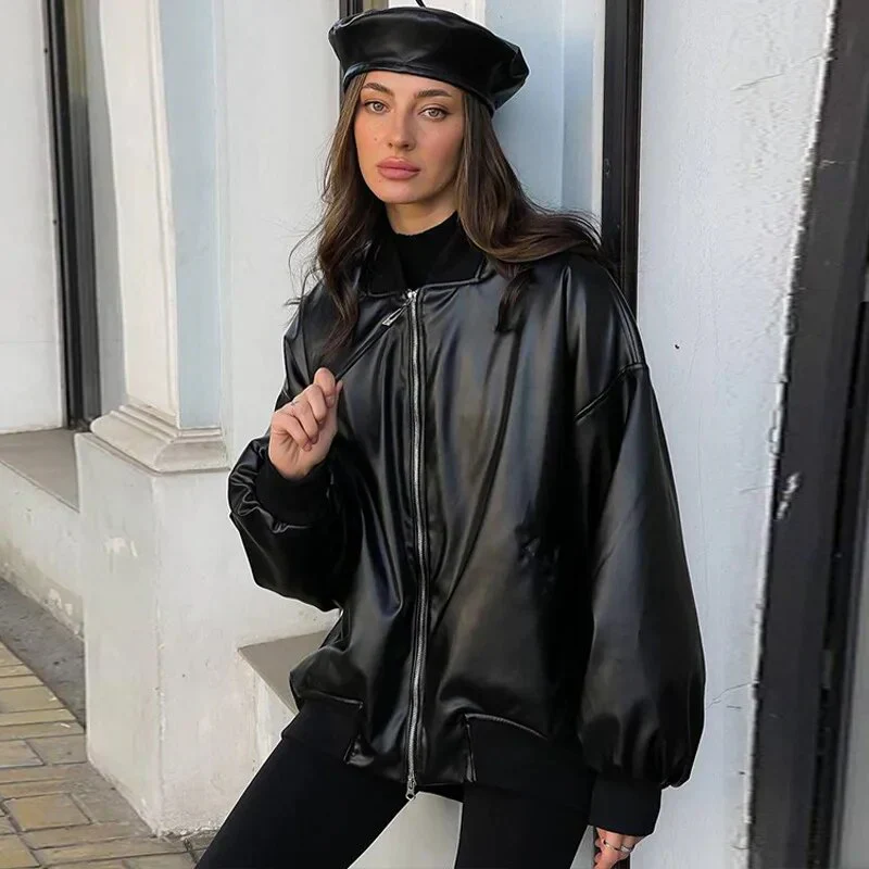 Scarlett - lockerer motor lederjacke - Image 2