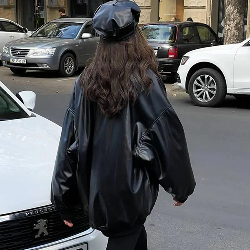 Scarlett - lockerer motor lederjacke - Image 6