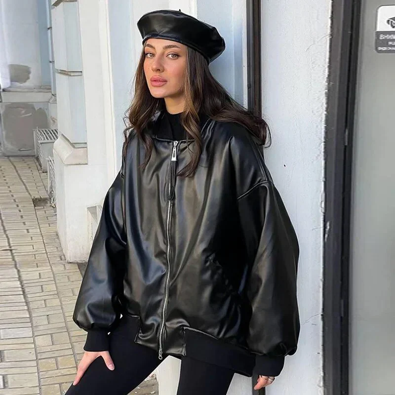 Scarlett - lockerer motor lederjacke - Image 7