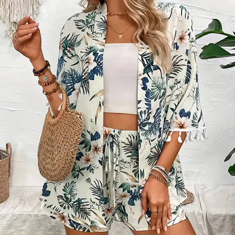 Schickes zweiteiliges Sommer-Outfit mit Blumenmuster - Image 5
