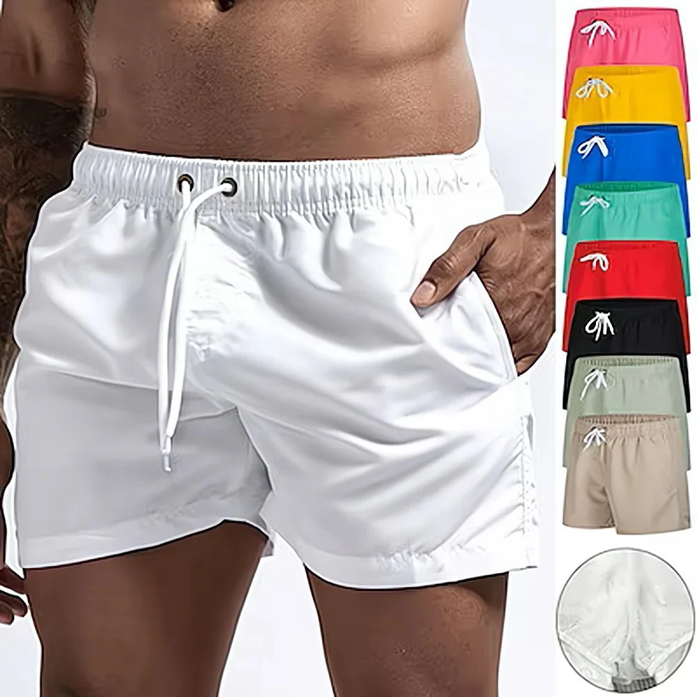 Schnell trocknende Herren-Badehose mit Taschen