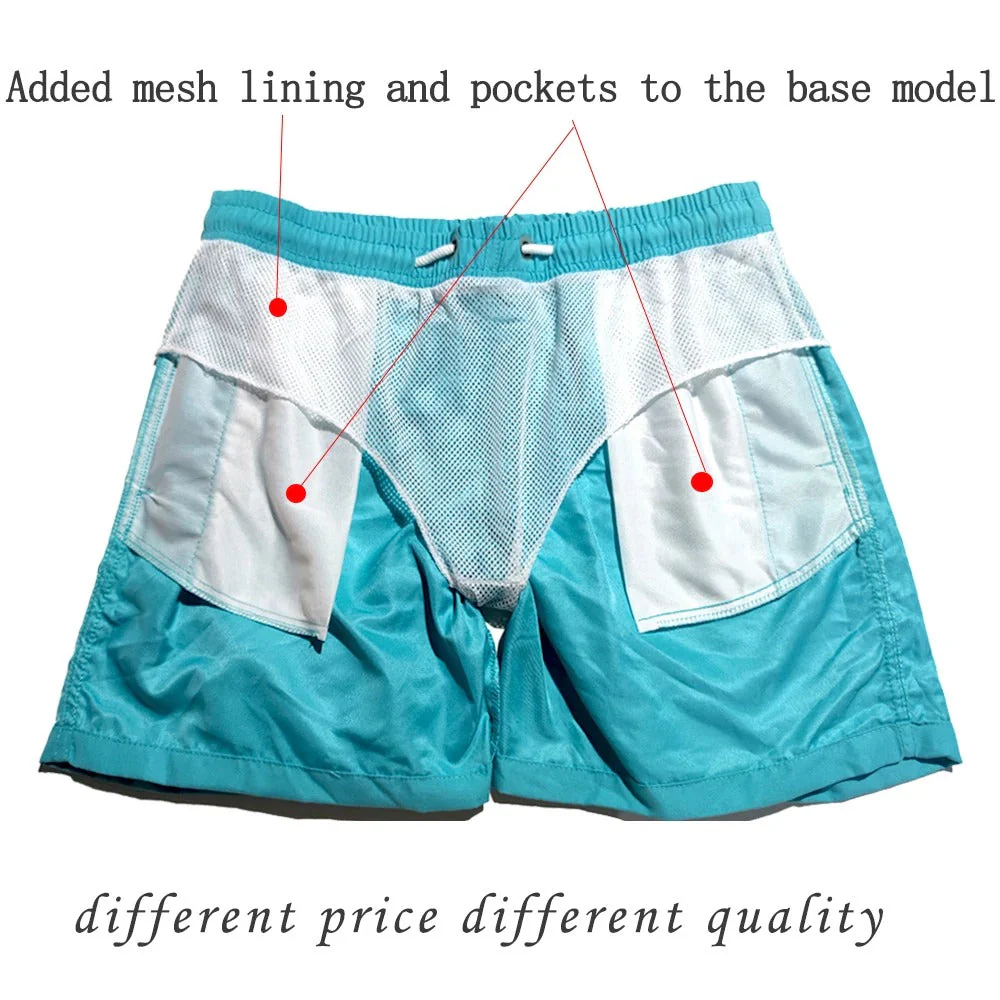 Schnell trocknende Herren-Badehose mit Taschen - Image 2
