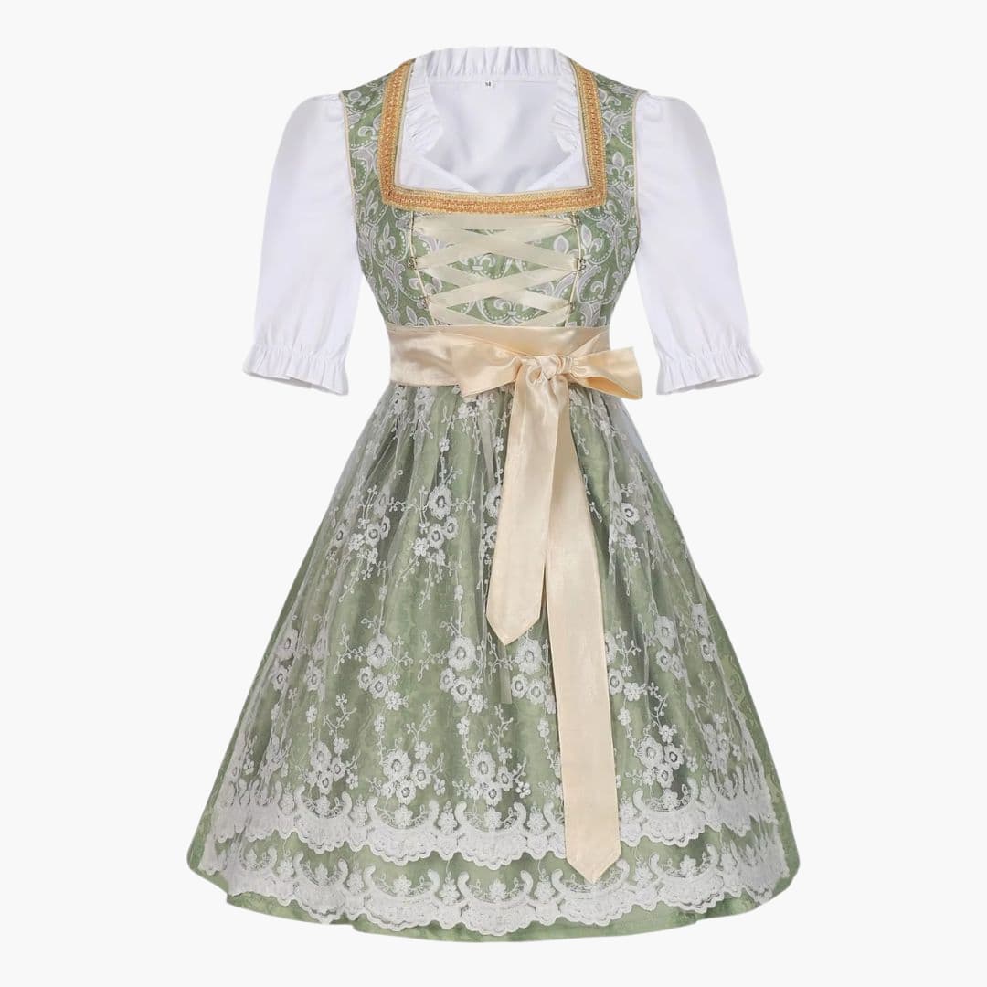 Schnürmieder Dirndl kleid für Damen - Oktoberfest 2025 - Image 2