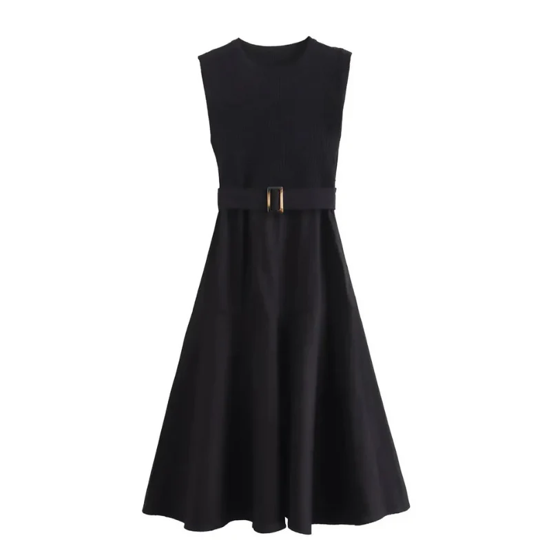 Schönes ärmelloses Kleid für Damen | Midi - Image 2
