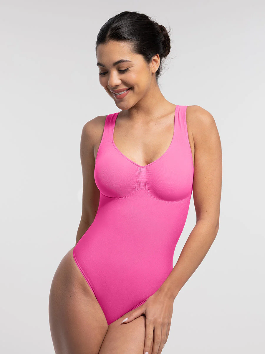Sculpting-Bodysuit mit U-Ausschnitt und Tanga - Image 27