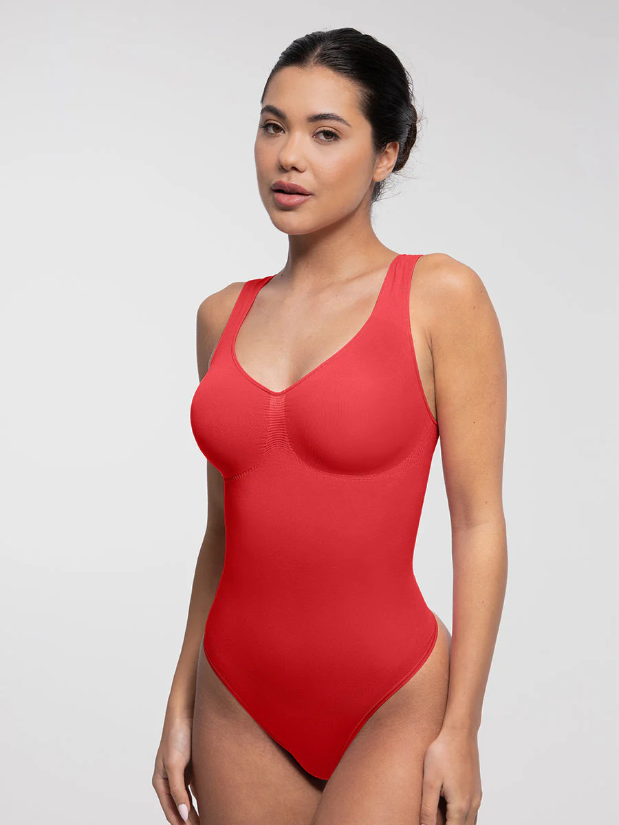 Sculpting-Bodysuit mit U-Ausschnitt und Tanga - Image 35