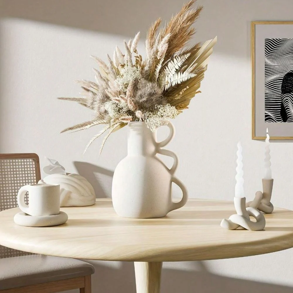 Sculptura Keramikvase – Elegantes skulpturales Design für zeitlose Innenräume - Image 3