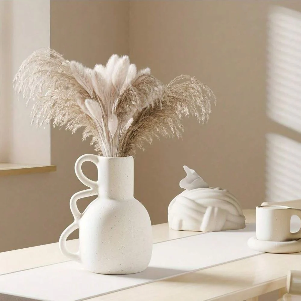 Sculptura Keramikvase – Elegantes skulpturales Design für zeitlose Innenräume - Image 4