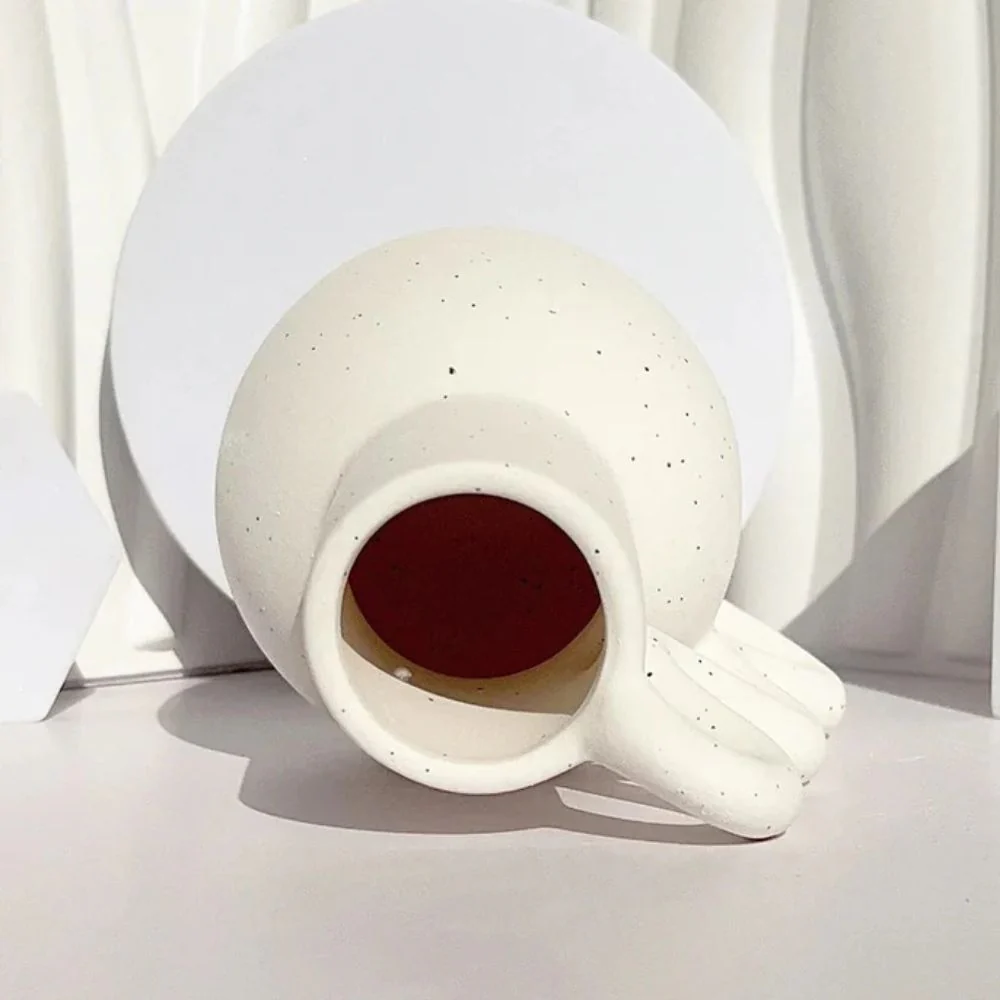 Sculptura Keramikvase – Elegantes skulpturales Design für zeitlose Innenräume - Image 5