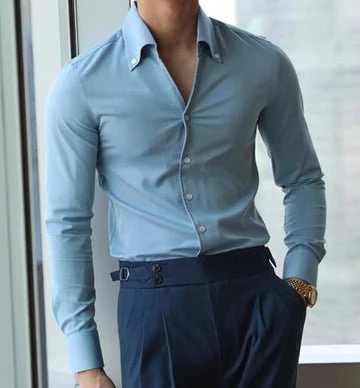 Sebastian Slim-Fit Hemd mit Stehkragen - Image 3