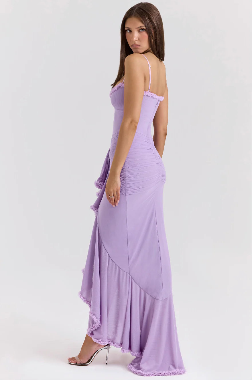 Selene – Rüschiges Rüschen Kleid im Dovetail-Stil - Image 4