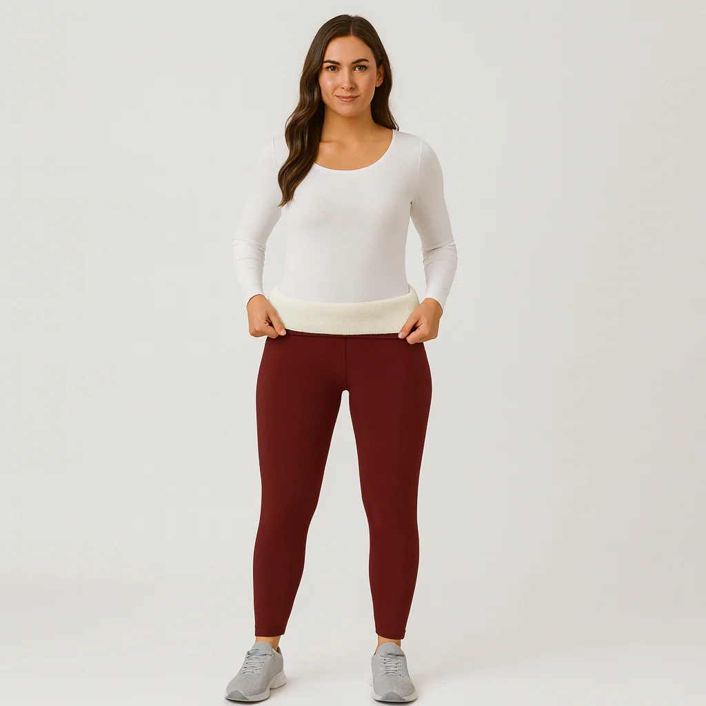 Selora | Kuschelige Thermo-Leggings mit Sherpa-Futter für Damen - Image 3