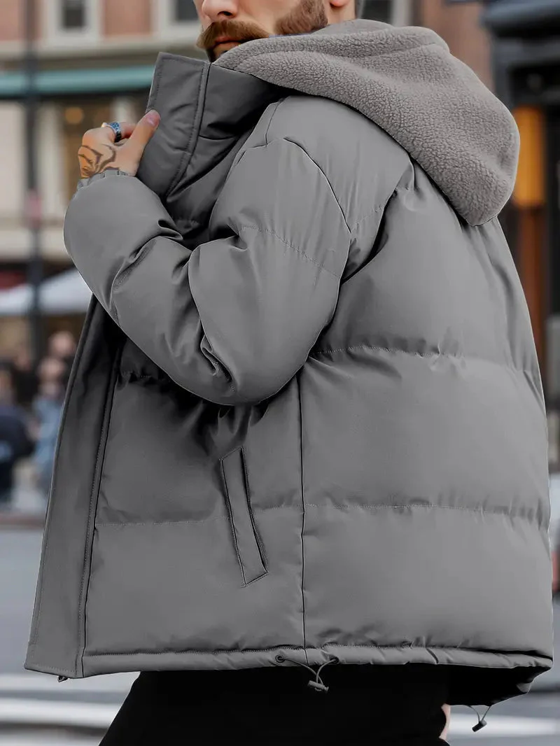 Sep – herren-kapuzenjacke – warme fleecejacke für winter- und outdoor-aktivitäten - Image 3