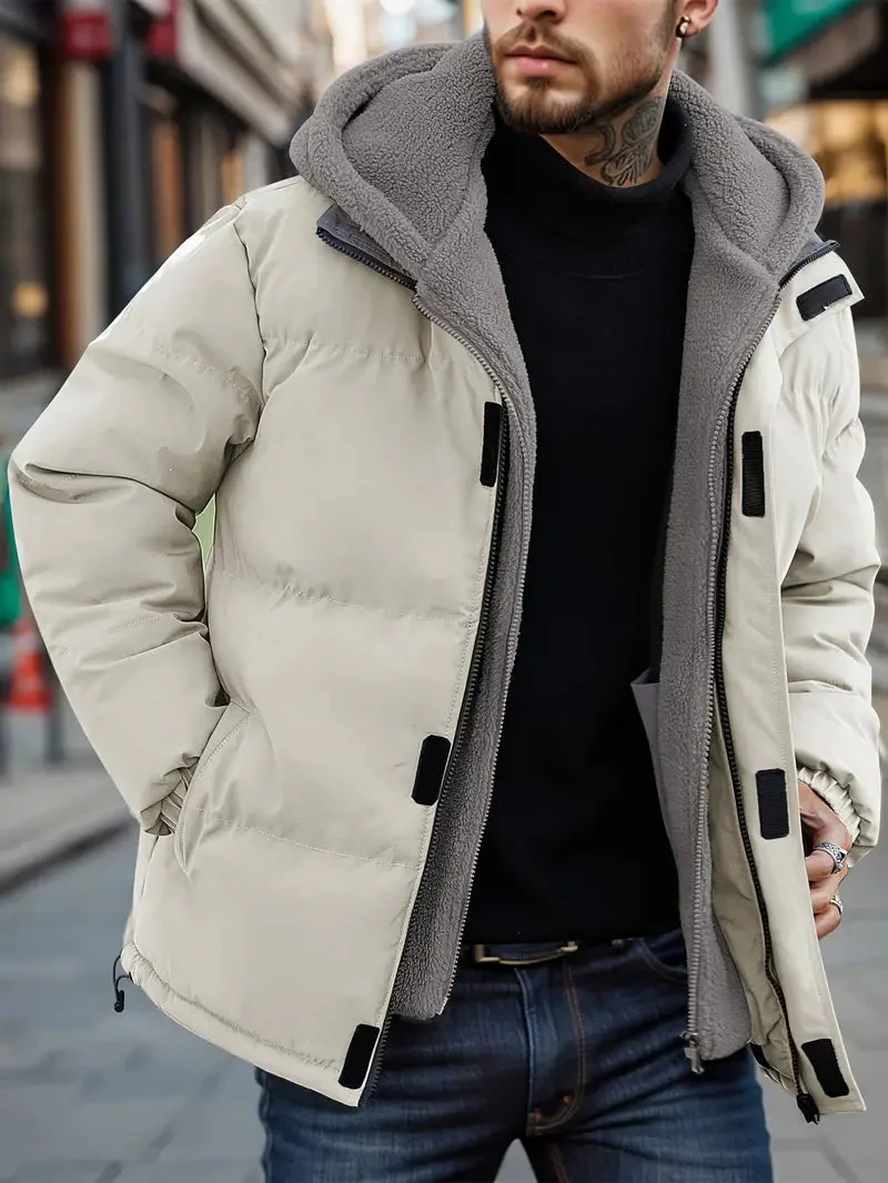 Sep – herren-kapuzenjacke – warme fleecejacke für winter- und outdoor-aktivitäten - Image 5