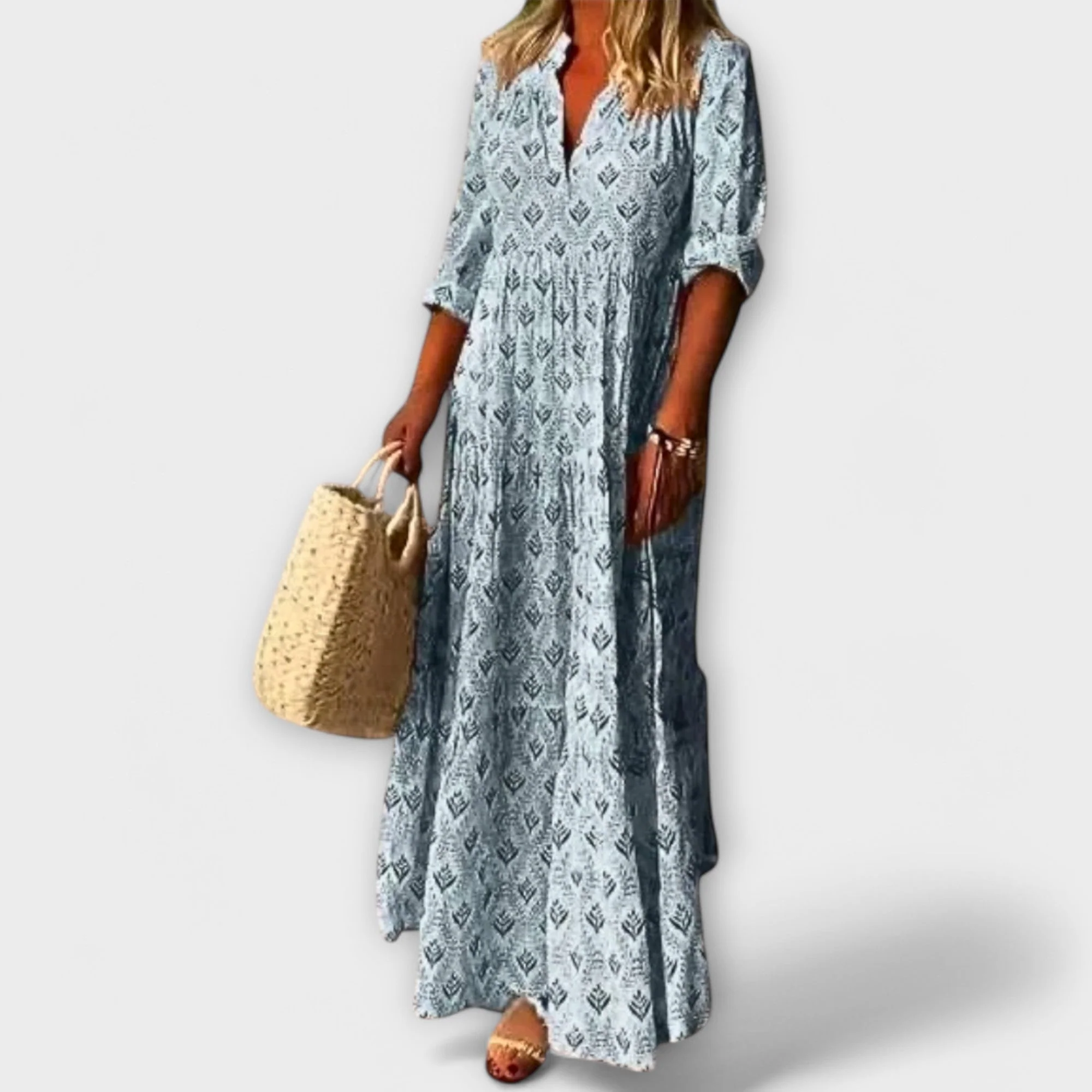 Sera - Elegantes und Bequemes Maxi-Kleid für die Frühlingsmode
