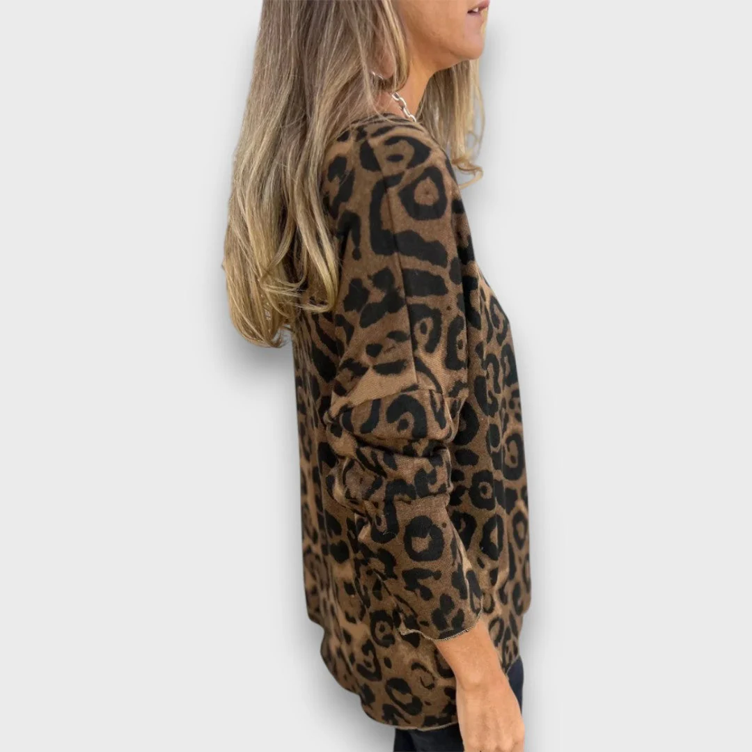 Serana – Bluse mit Leopardenmuster - Image 3