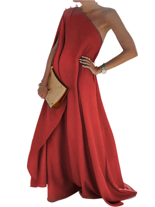 Seraphina Asymmetrisches Schwangerschafts Kleid - Image 2