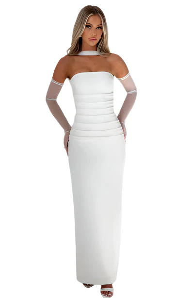 Seraphina Trägerlose Lange Kleid - Image 12