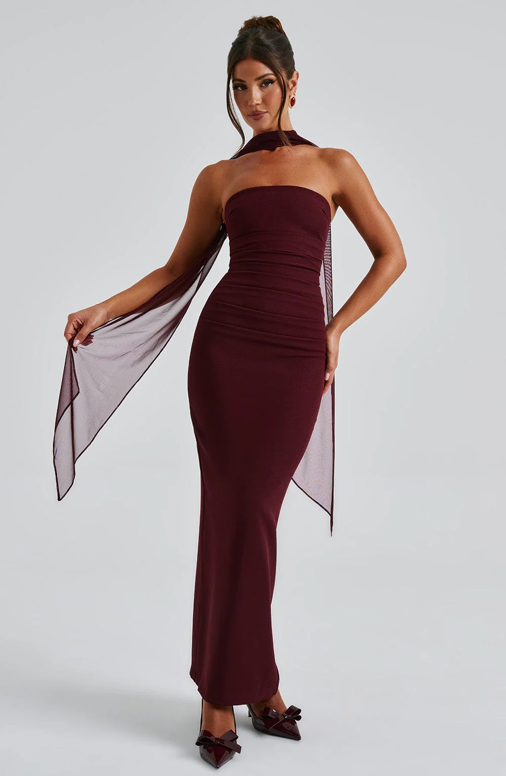 Seraphina Trägerlose Lange Kleid - Image 7