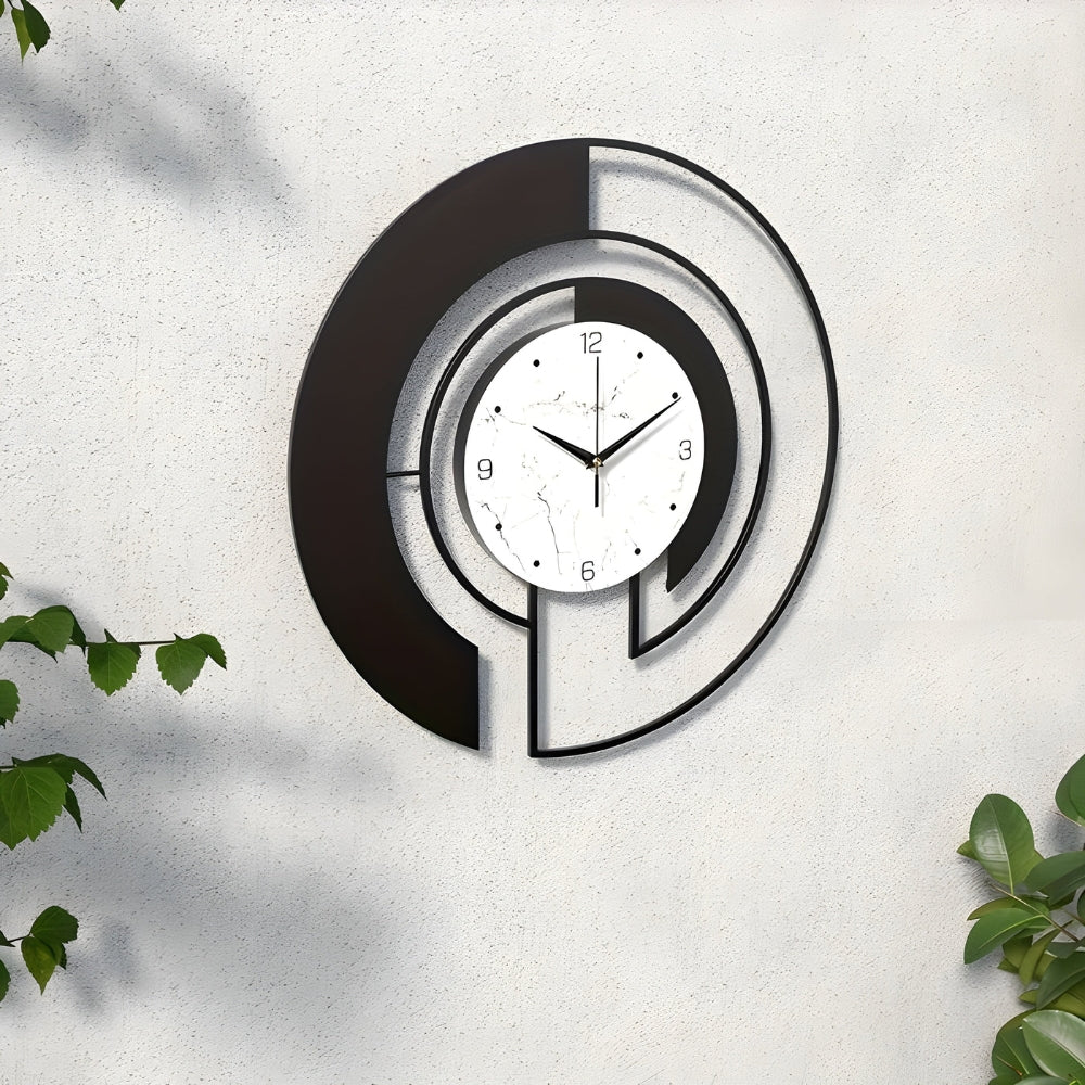 SerenityTick – Leises geometrisches Wanduhr mit ruhigem Lauf für friedliche Räume - Image 3