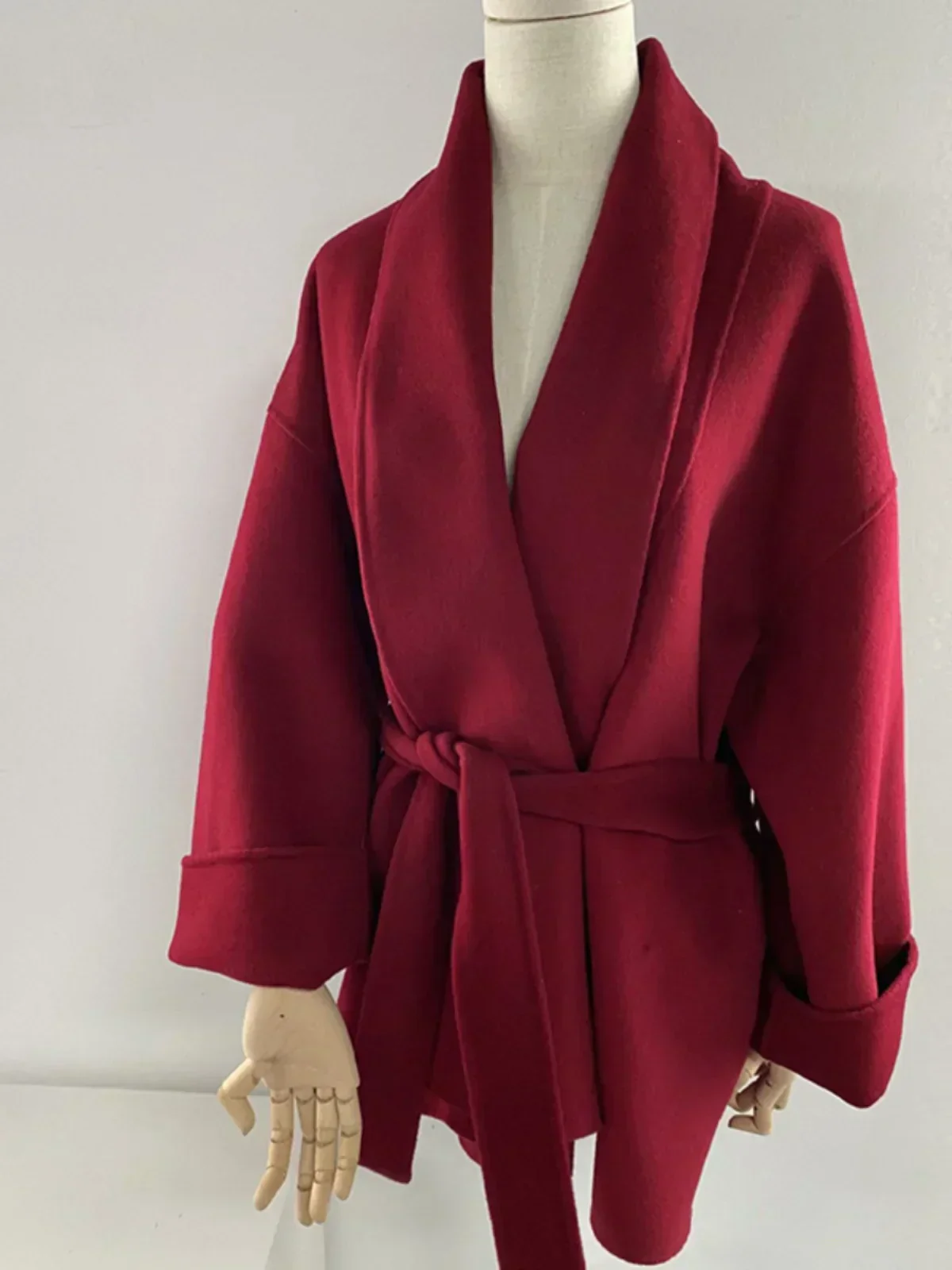 Serenya | Lange Wolljacke - Image 4