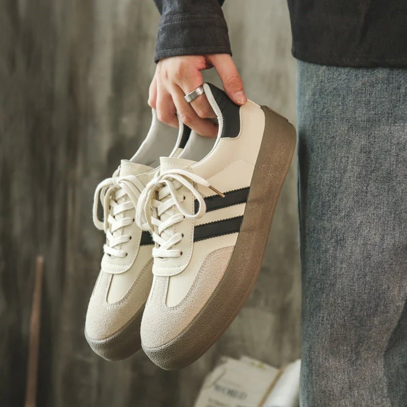 Serina Retro Gestreifte Sneakers - Image 3