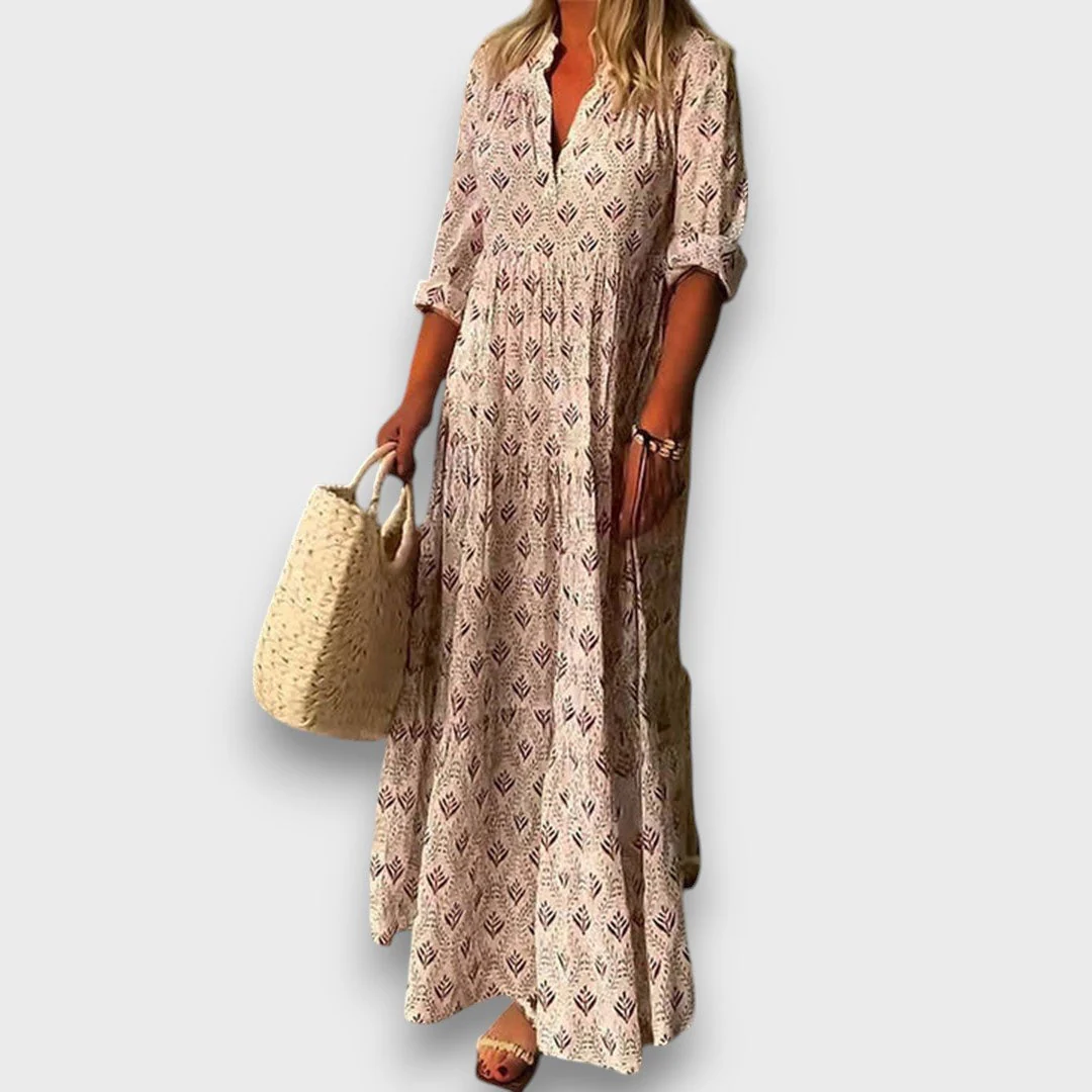 Seriva – Fließendes Maxikleid mit feinem Ethno-Flair - Image 3