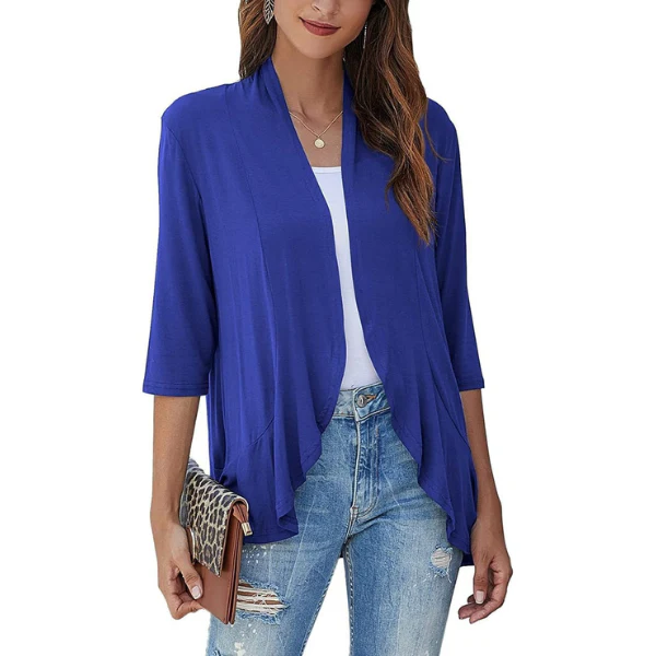 SEVDA - LEICHTER CARDIGAN MIT DREIVIERTELÄRMELN - Image 13