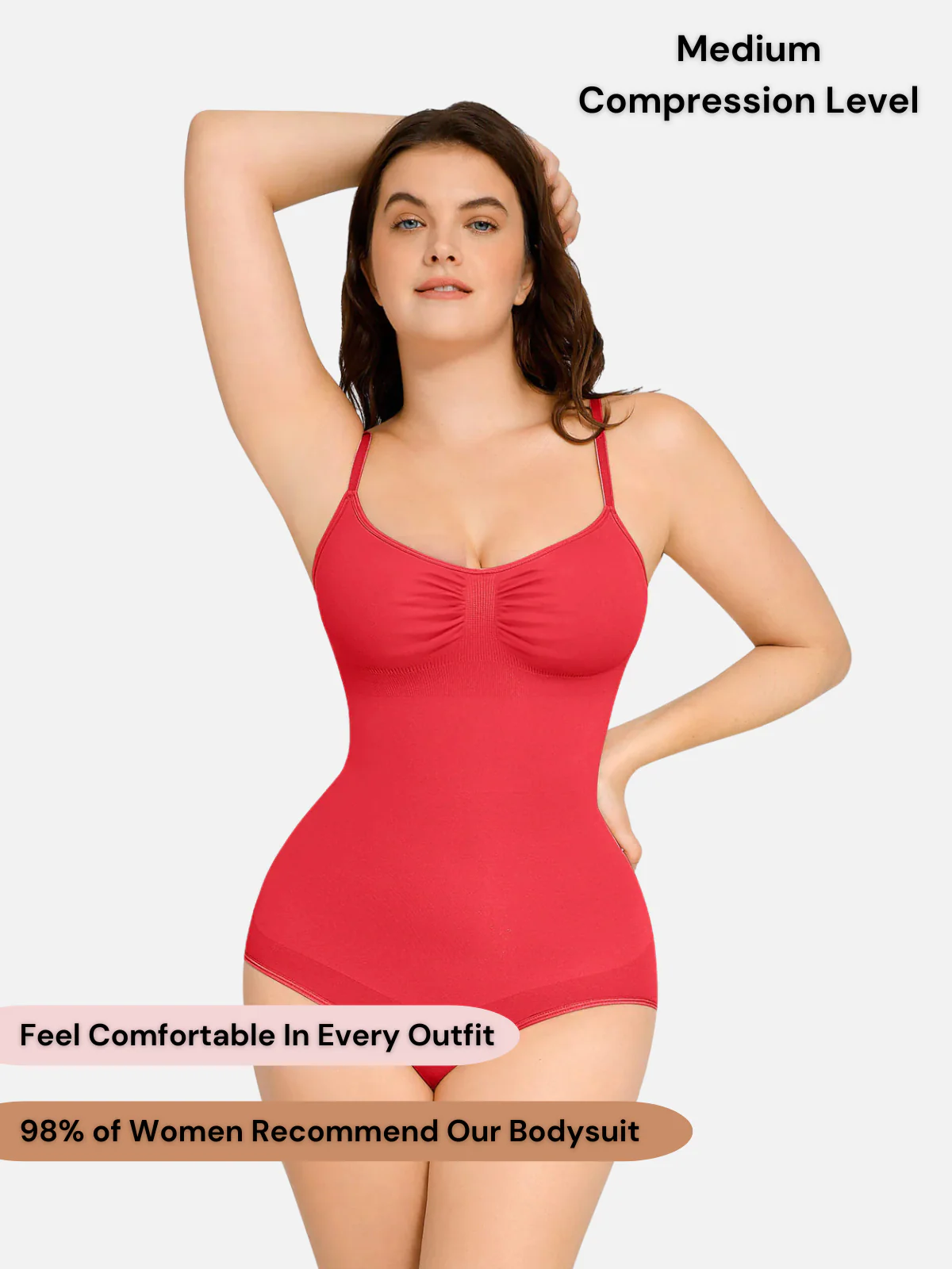 Shapewear-Bodysuit mit kurzem Slip - Image 19
