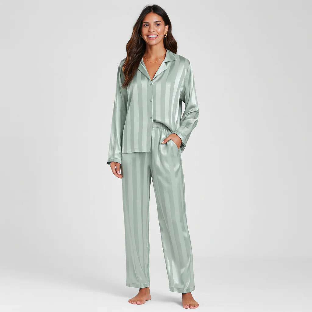 Shubo – Bequemer Damen-Pyjama für entspanntes Schlafen und Entspannen - Image 5