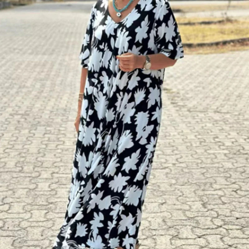 SIBILLA - MAXIKLEID MIT V-AUSSCHNITT - Image 2