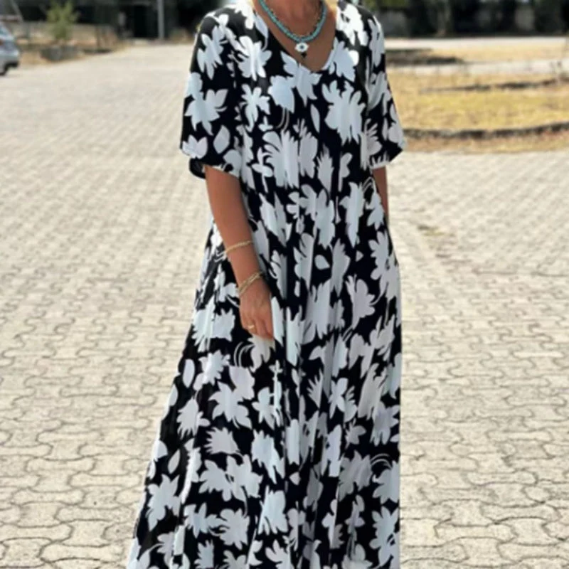 SIBILLA - MAXIKLEID MIT V-AUSSCHNITT - Image 6