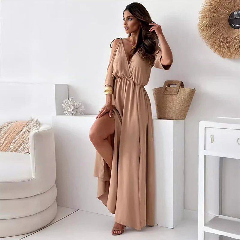 Sienna | Elegantes Kleid mit Seitenschlitz - Image 2