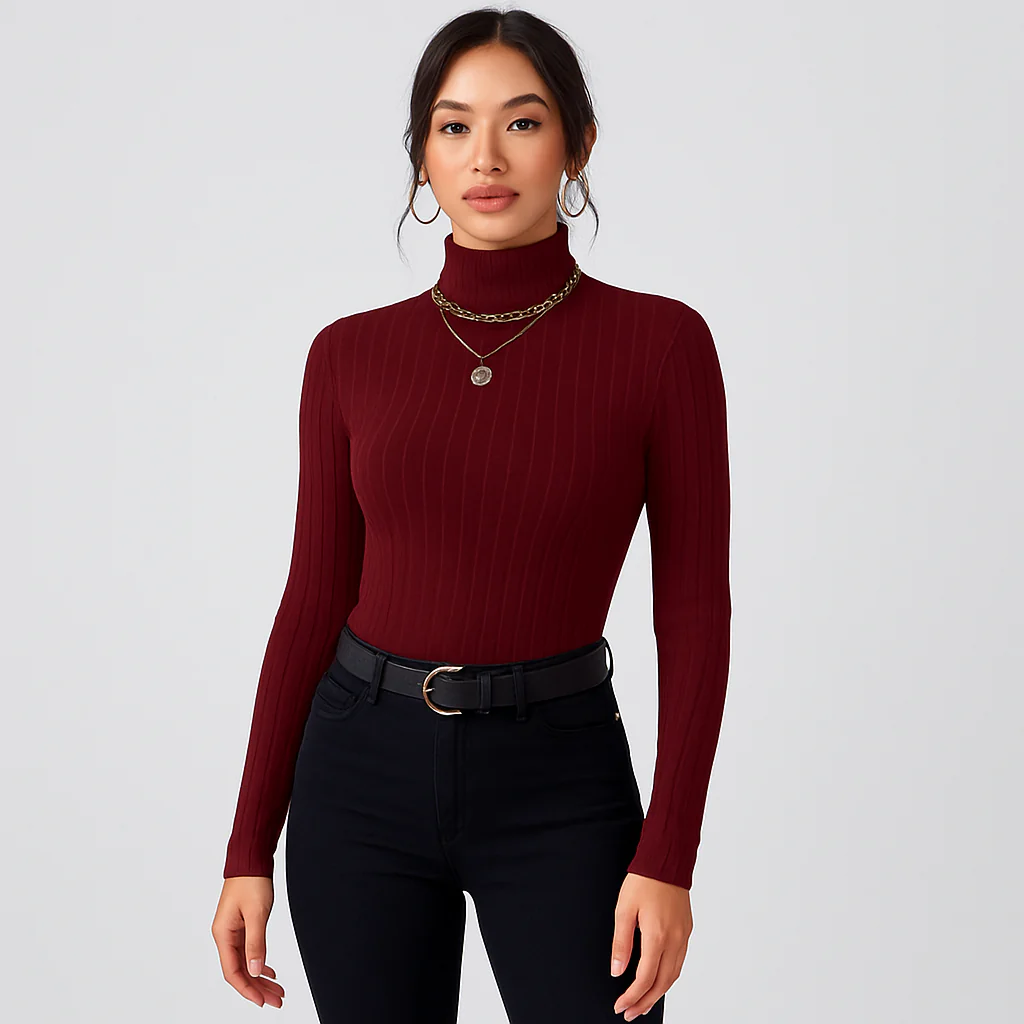 Sienna Essential Rollkragenpullover - Image 3