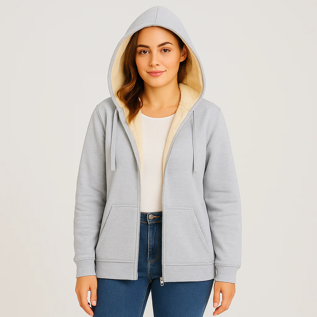 Sienna | Kuschelige Fleece-Kapuzenjacke - Image 3