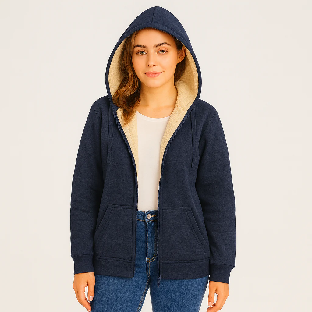 Sienna | Kuschelige Fleece-Kapuzenjacke - Image 4