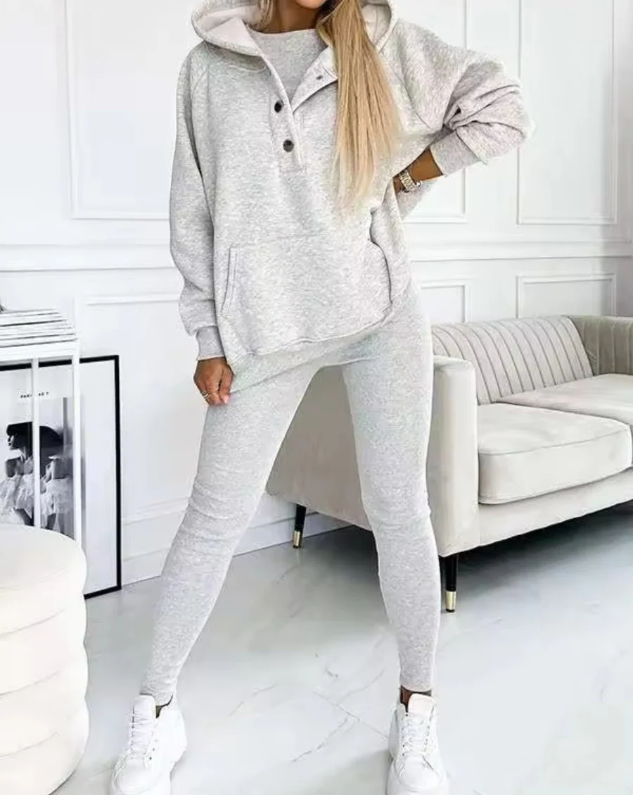 SILKE - SET AUS SWEATSHIRT, LEGGINGS UND OBERTEIL - Image 8