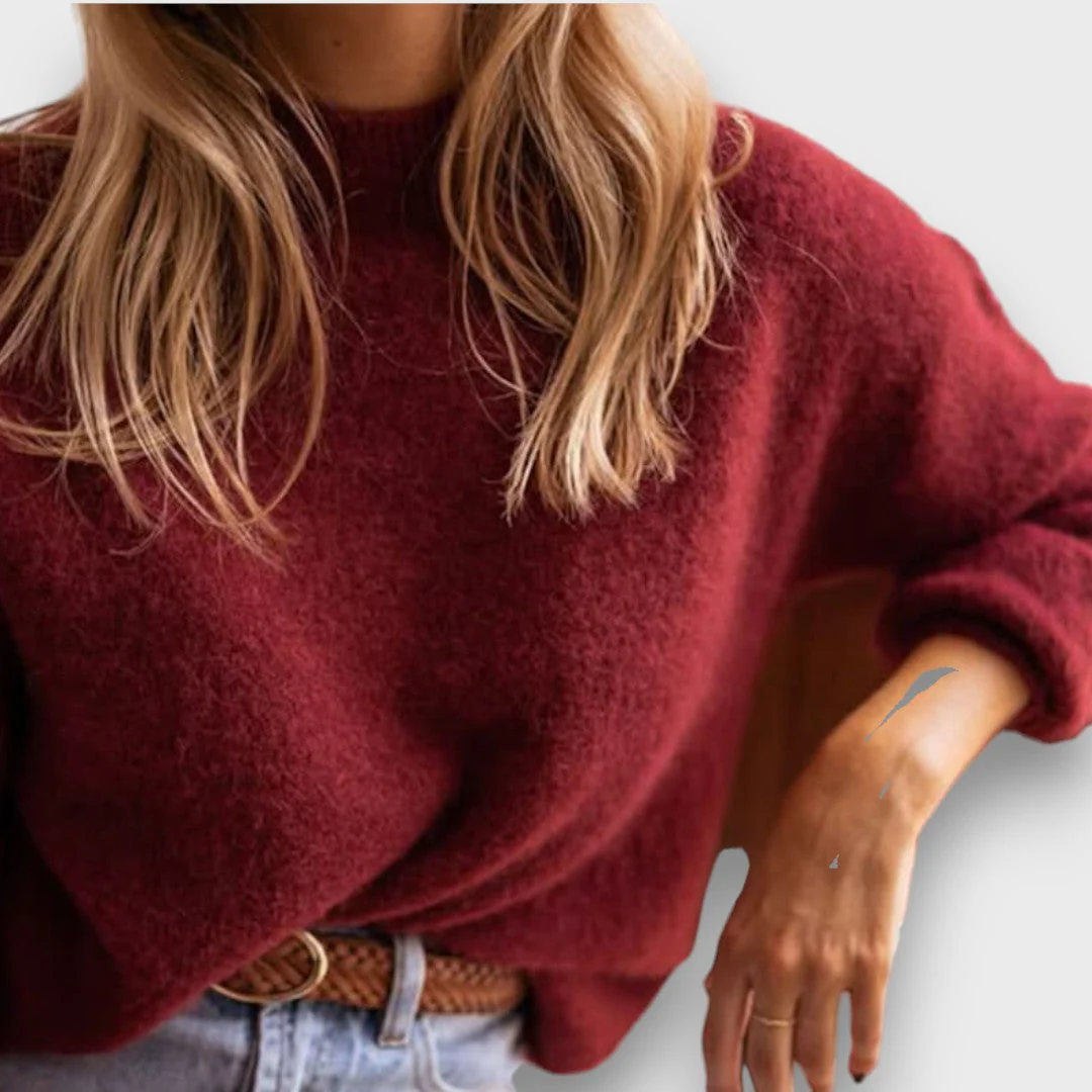 Sisia – Klassischer Strickpullover in Oversize - Image 2