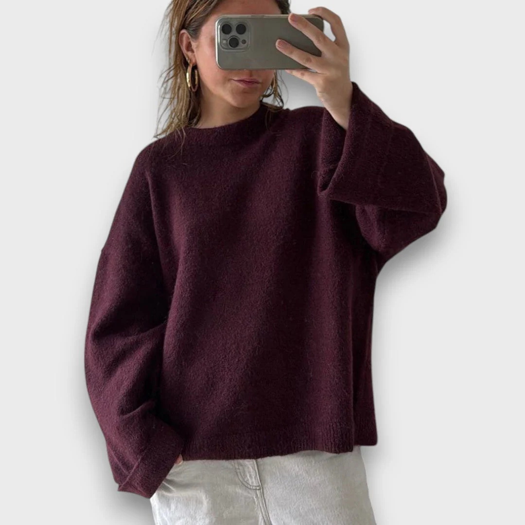 Sisia – Klassischer Strickpullover in Oversize - Image 3
