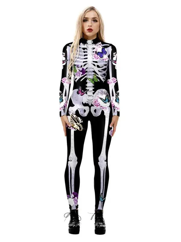 Skelett Schmetterling Druck Halloween Kostüm - Image 3