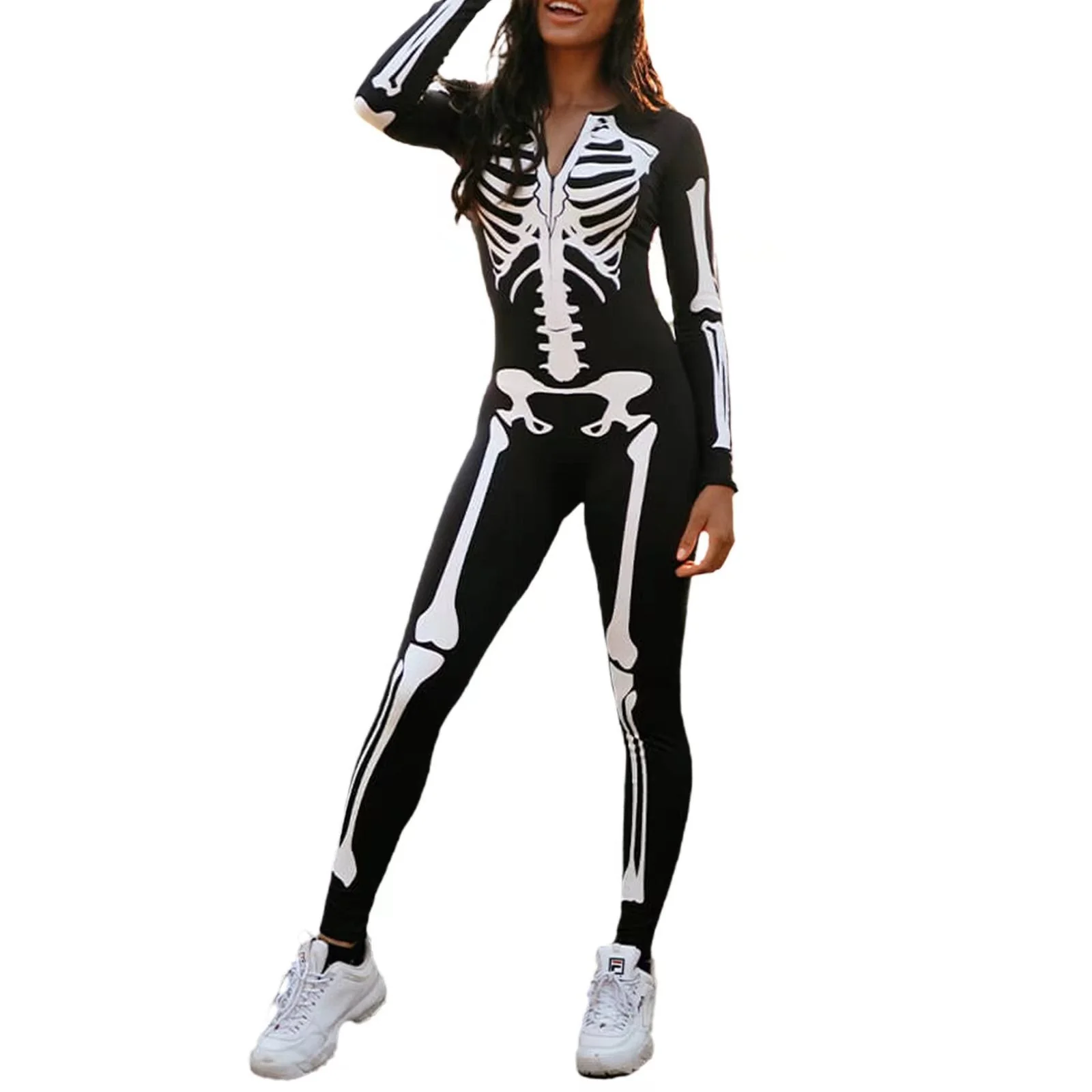 Skelettdruck Halloween Kostum - Image 3