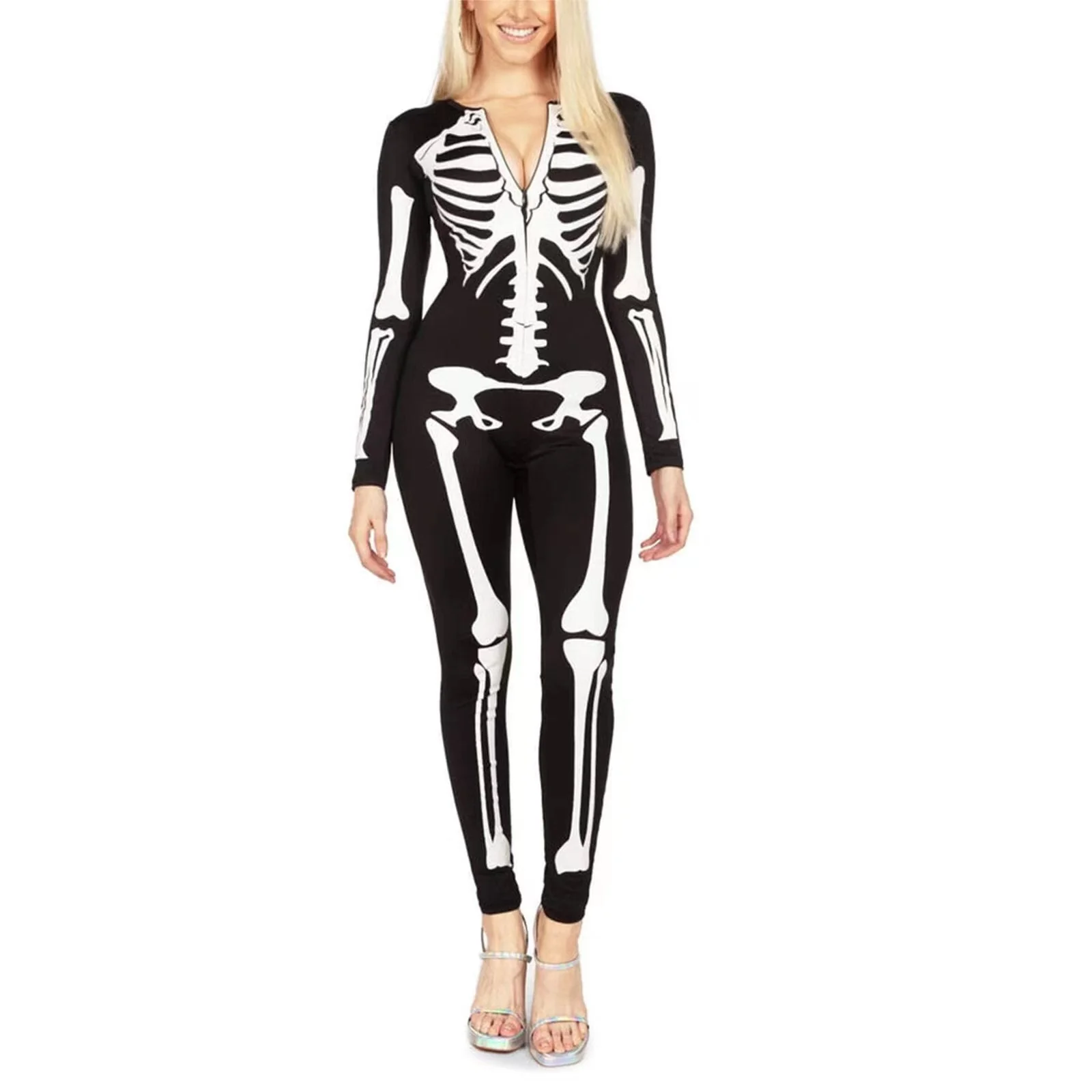 Skelettdruck Halloween Kostum - Image 5