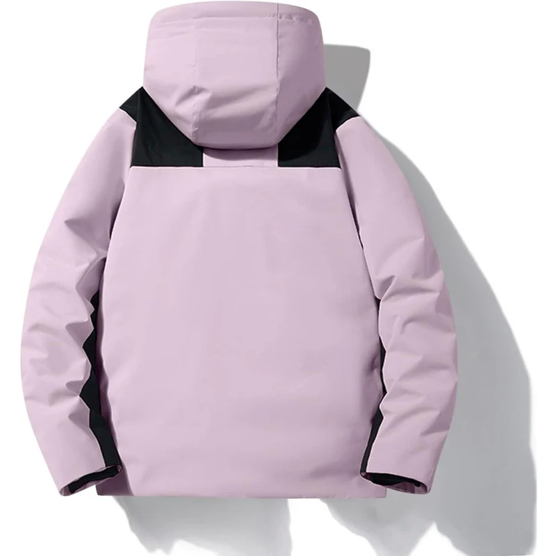 Skijacke mit Kapuze und Taschen | Winterjacke - Image 11