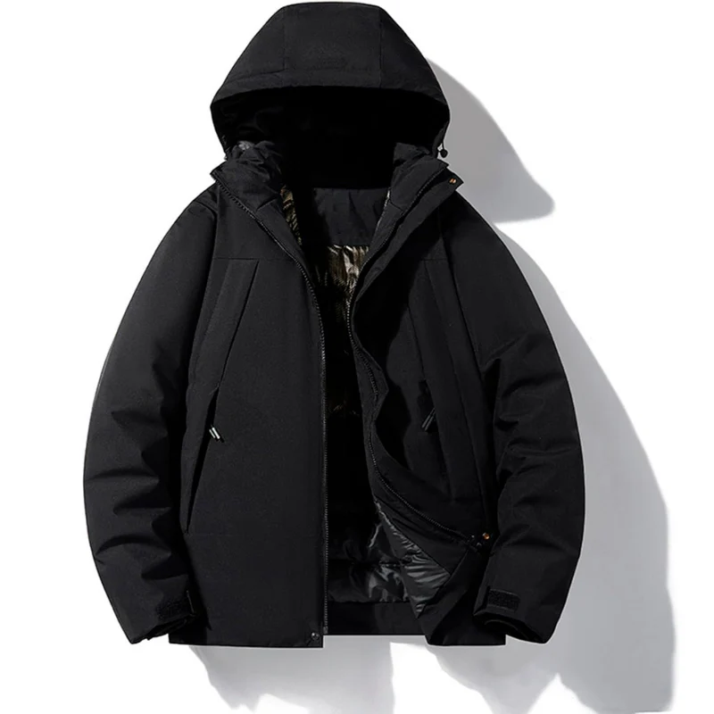 Skijacke mit Kapuze und Taschen | Winterjacke - Image 16
