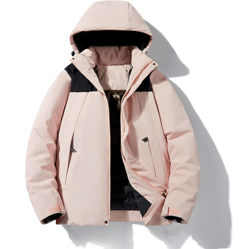 Skijacke mit Kapuze und Taschen | Winterjacke - Image 18