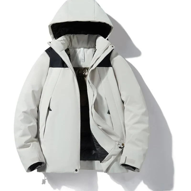 Skijacke mit Kapuze und Taschen | Winterjacke - Image 19